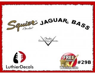 Fender Jaguar Guitar Decal #29b
